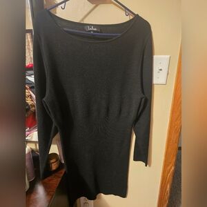 Lulu's Black Sweater Dress XL